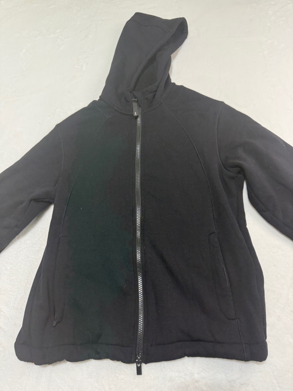 Athleta Black Cozy Fleece Jacket